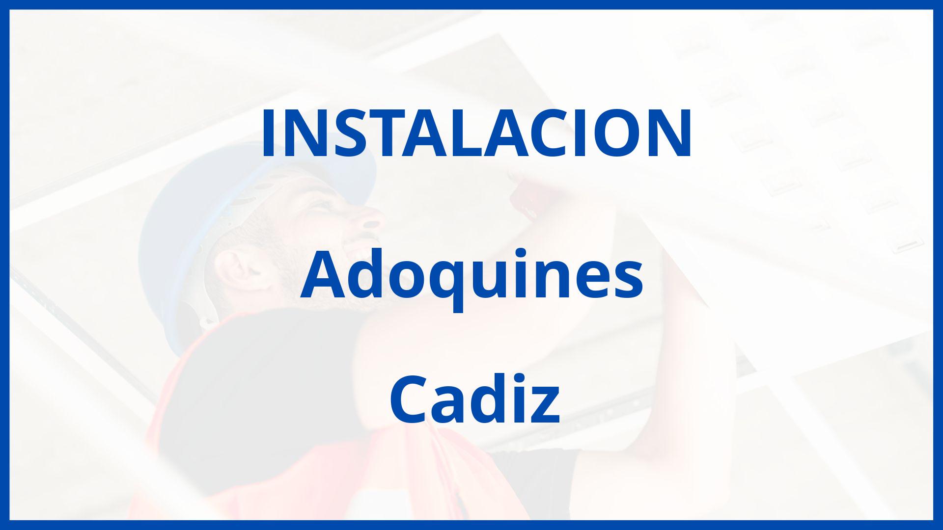 Instalacion De Adoquines