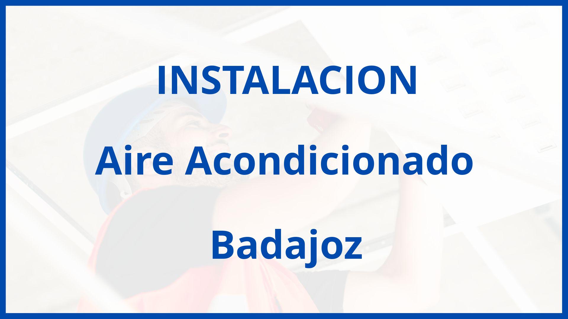 Instalacion De Aire Acondicionado