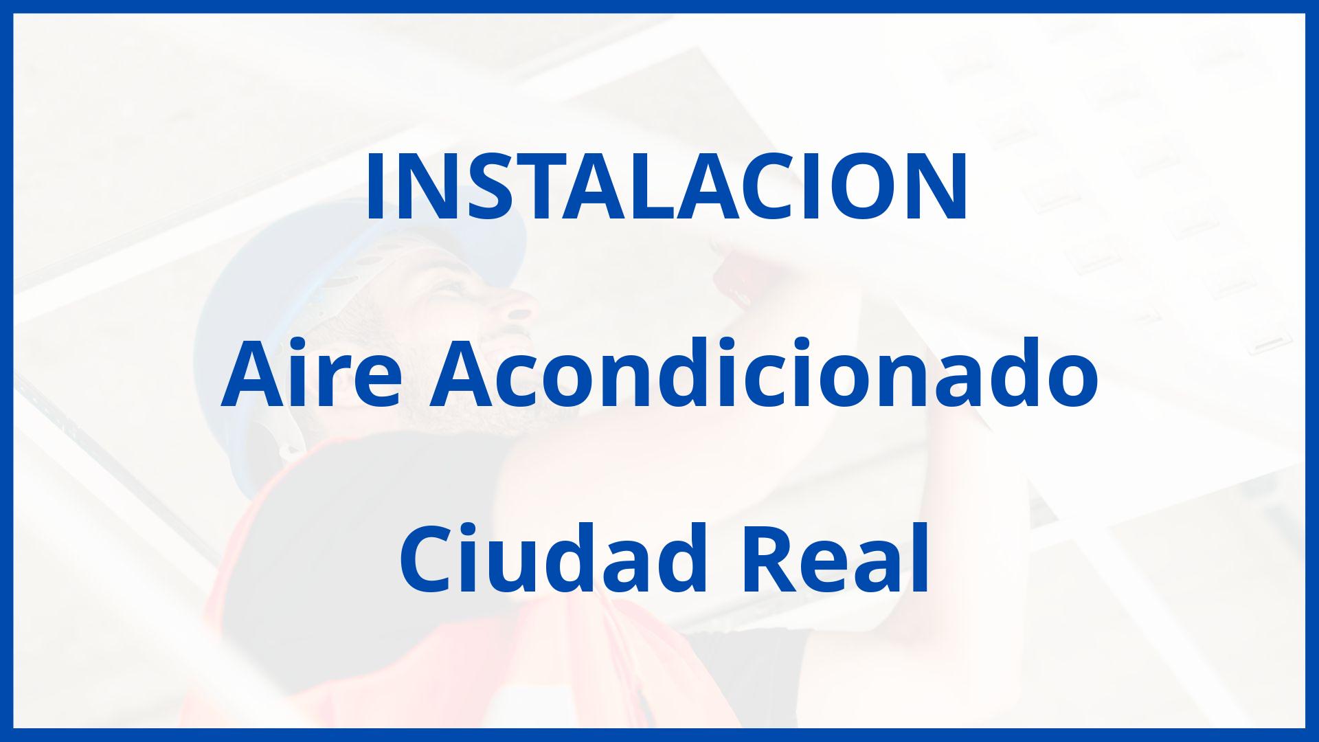 Instalacion De Aire Acondicionado