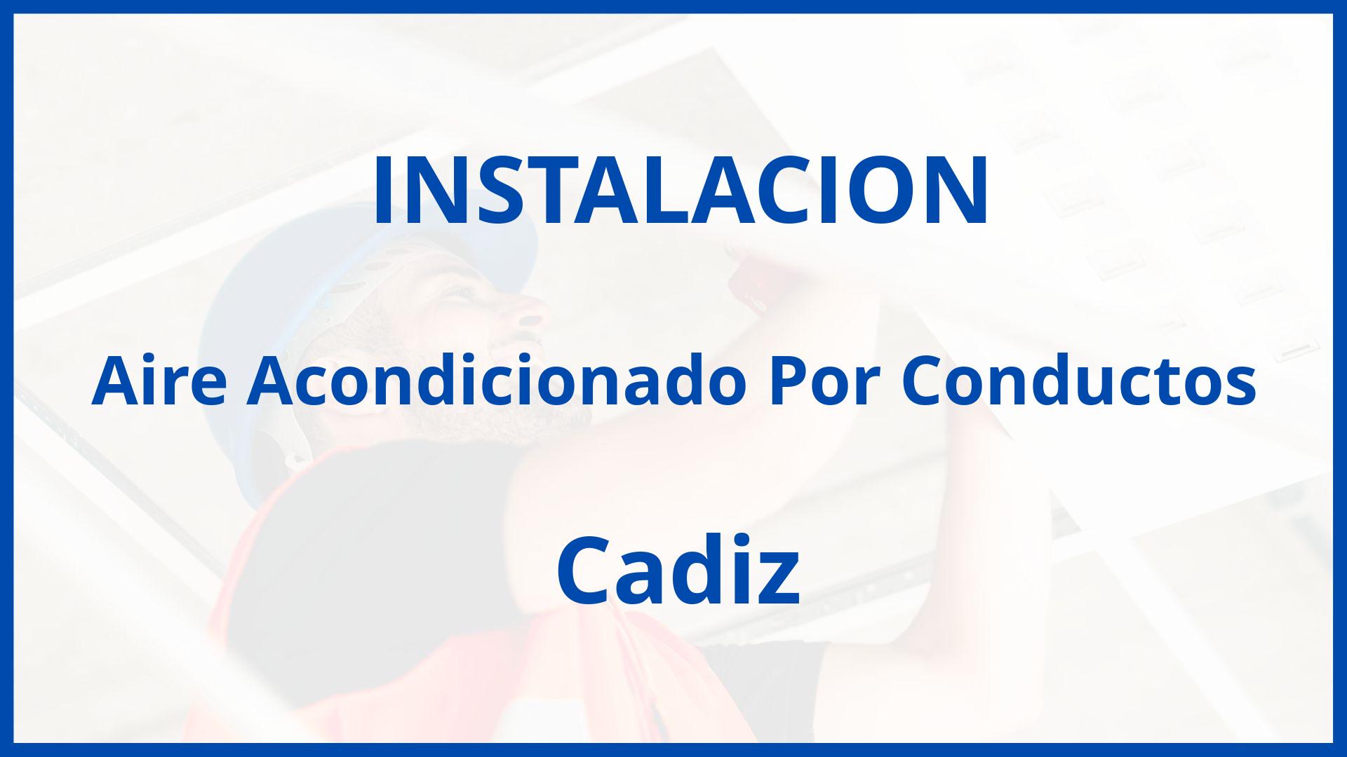 Instalacion De Aire Acondicionado Por Conductos