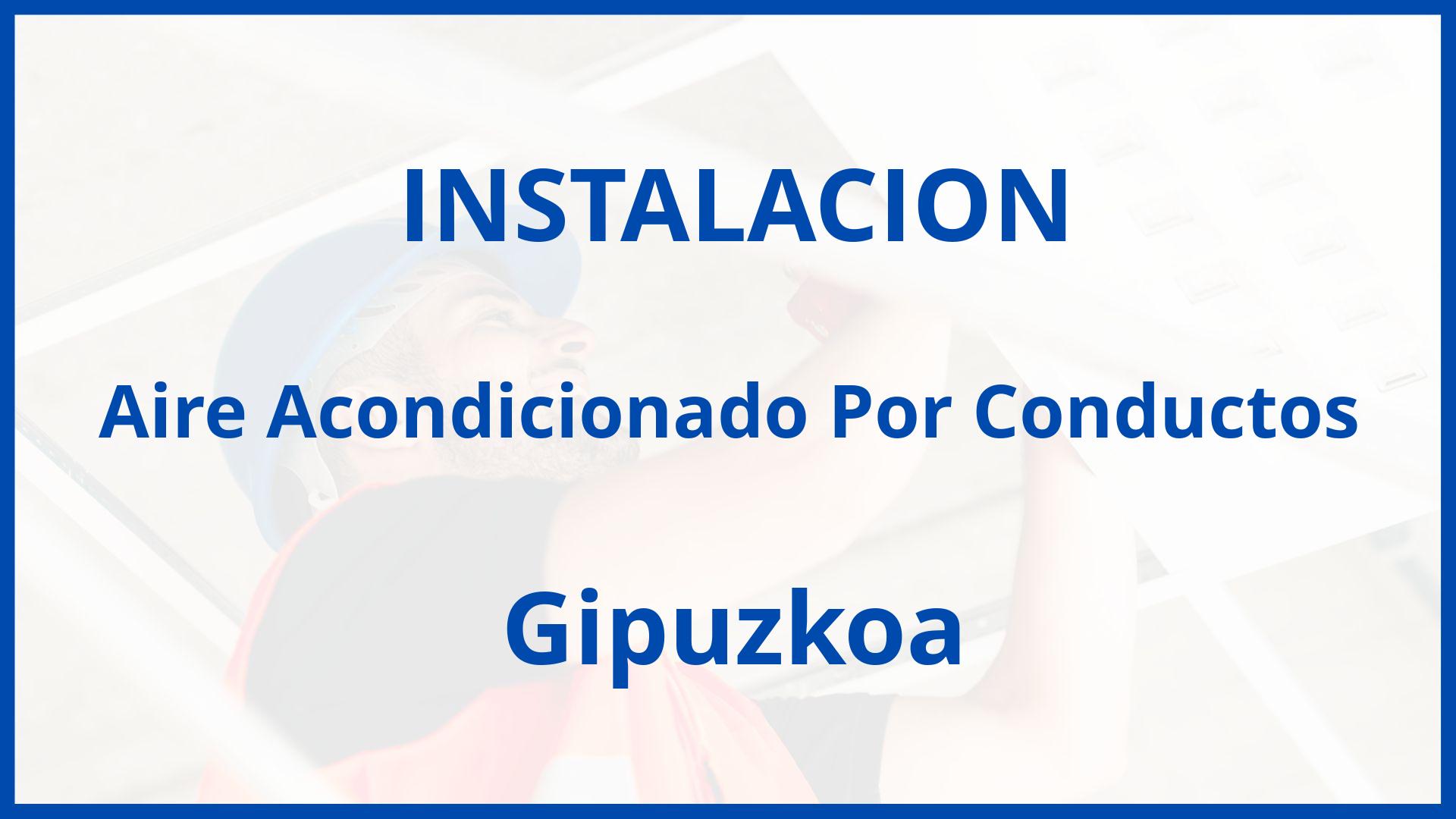 Instalacion De Aire Acondicionado Por Conductos