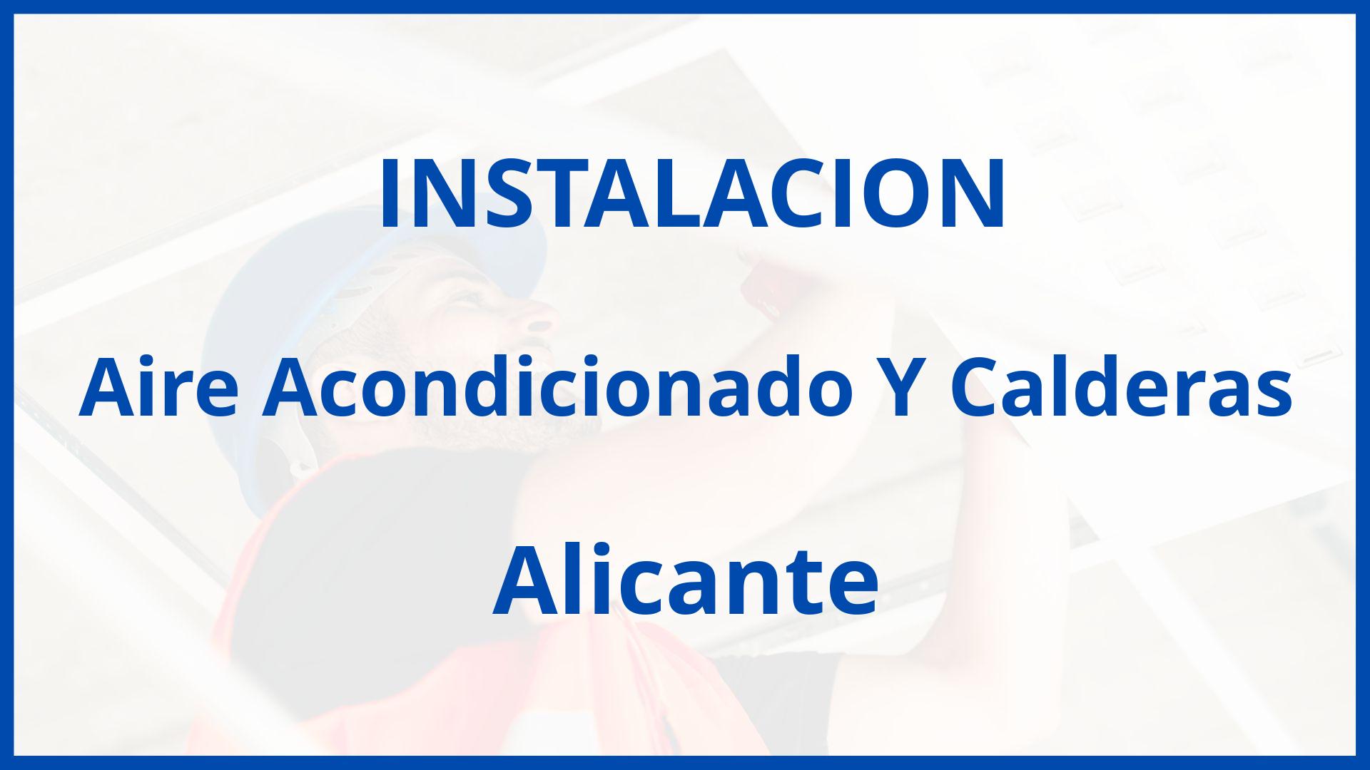 Instalacion De Aire Acondicionado Y Calderas