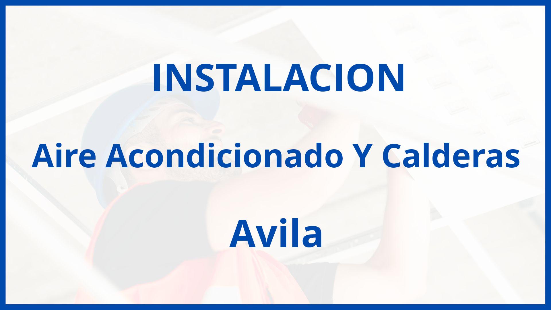 Instalacion De Aire Acondicionado Y Calderas