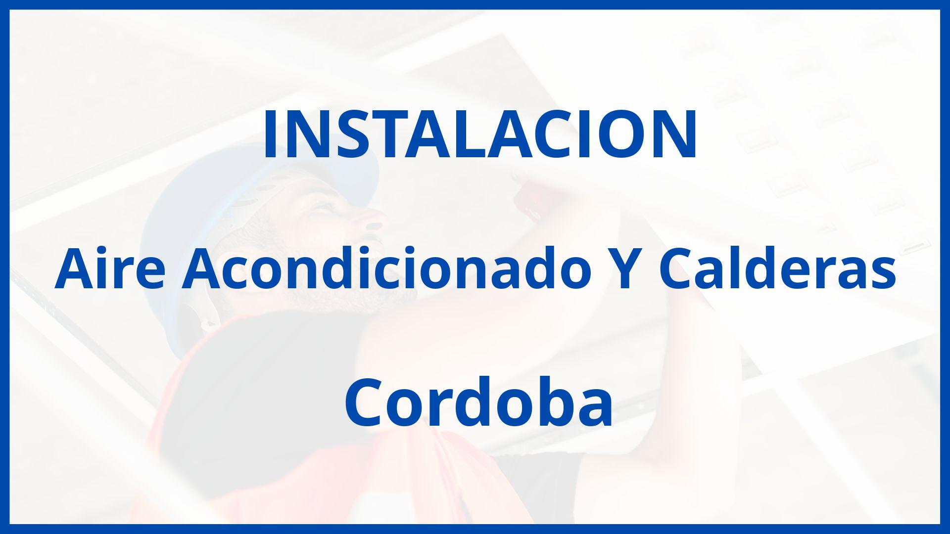 Instalacion De Aire Acondicionado Y Calderas