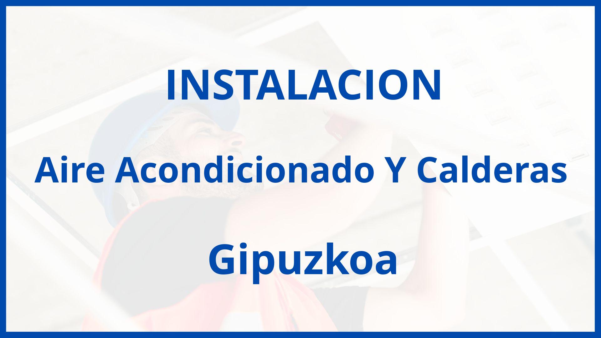 Instalacion De Aire Acondicionado Y Calderas