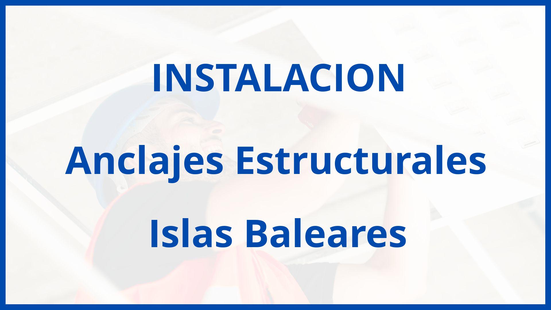 Instalacion De Anclajes Estructurales