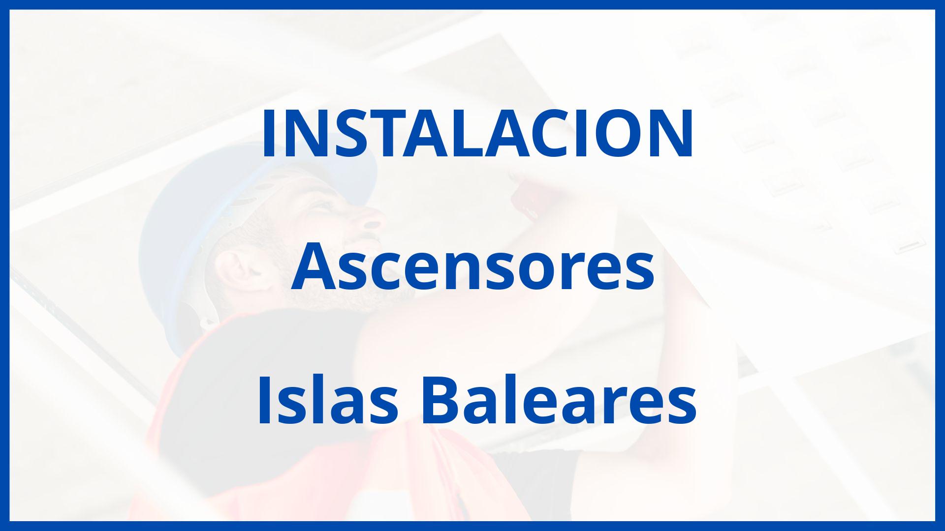 Instalacion De Ascensores