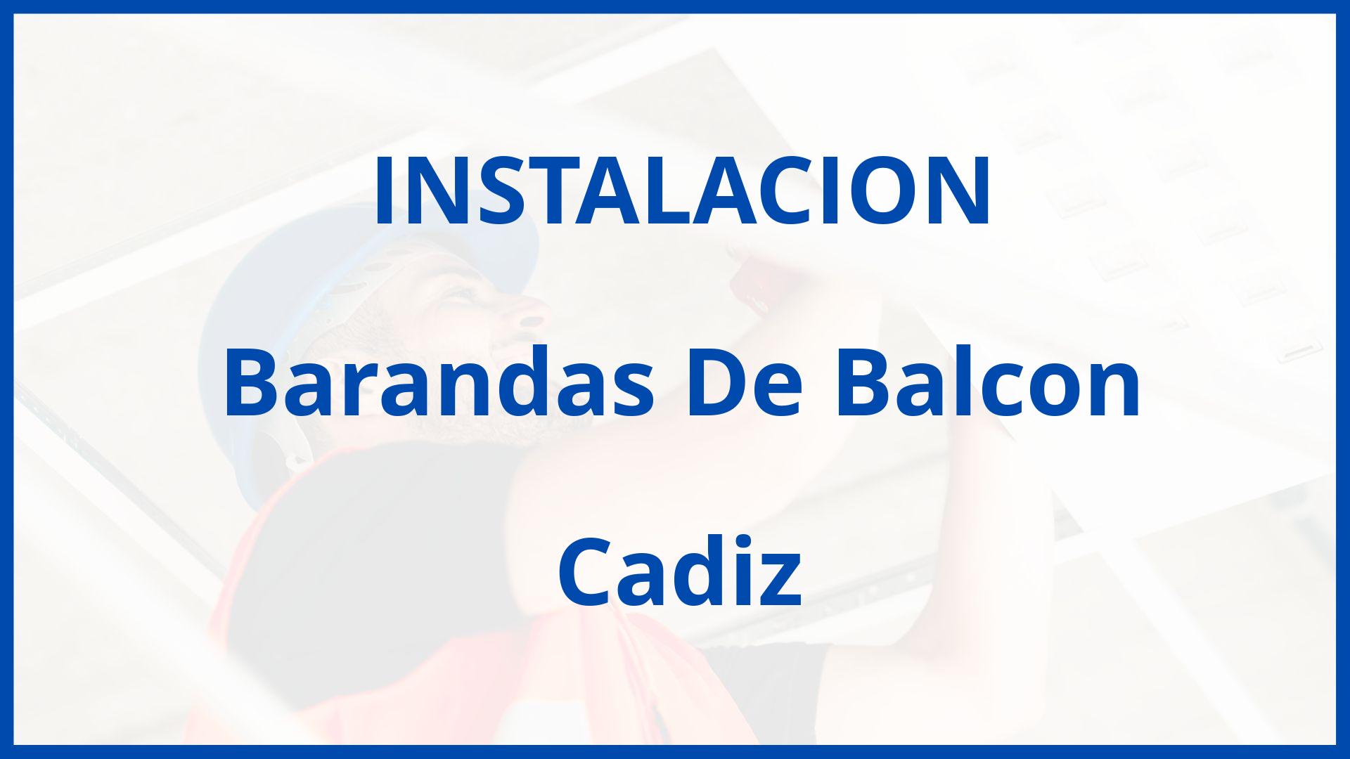 Instalacion De Barandas De Balcon