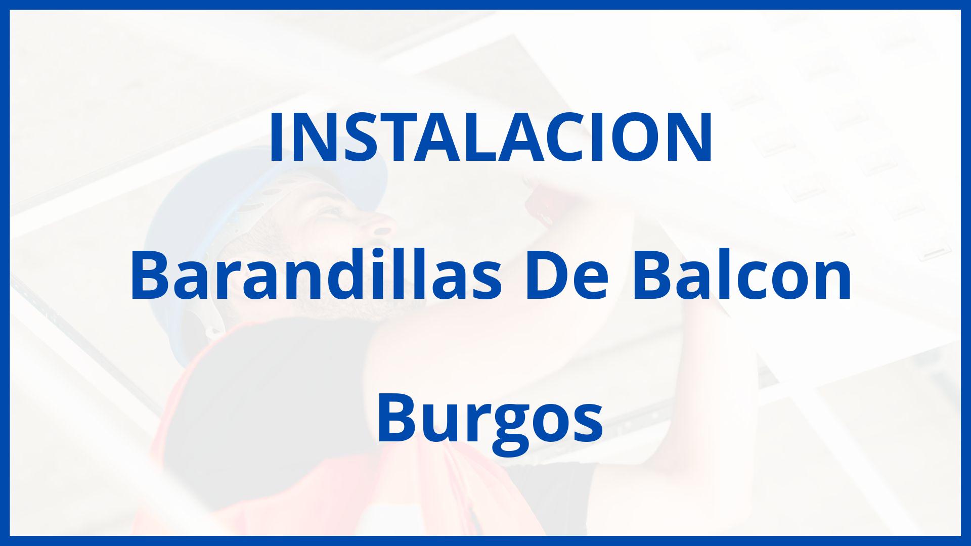 Instalacion De Barandillas De Balcon