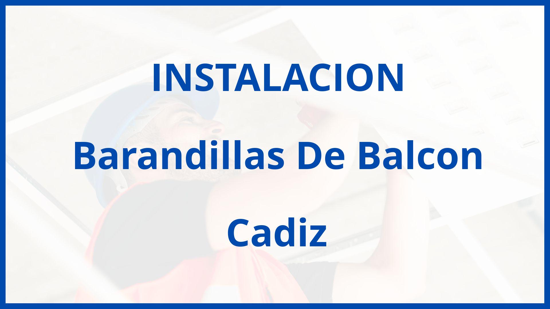 Instalacion De Barandillas De Balcon