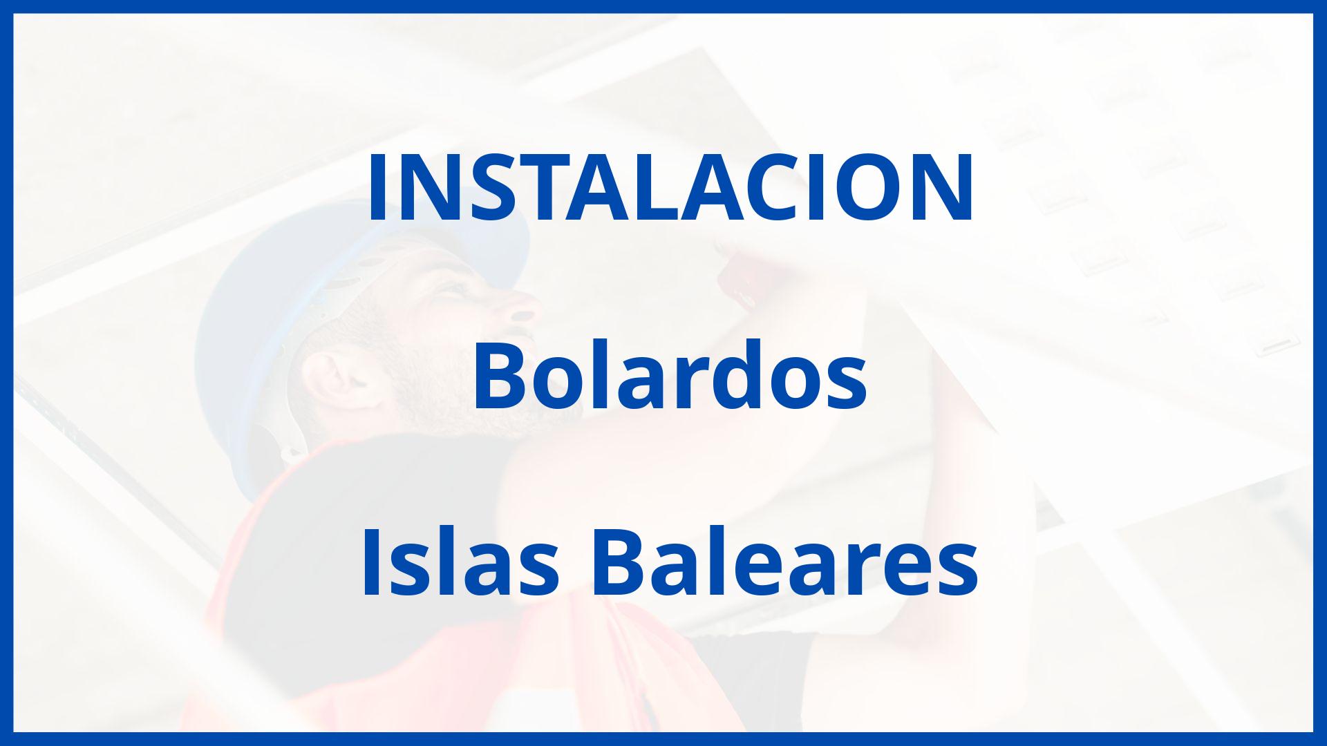 Instalacion De Bolardos