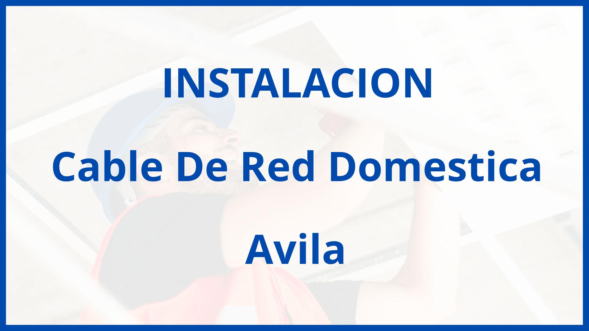 Instalacion De Cable De Red Domestica