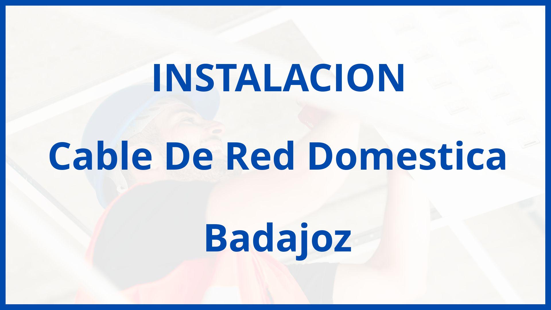 Instalacion De Cable De Red Domestica