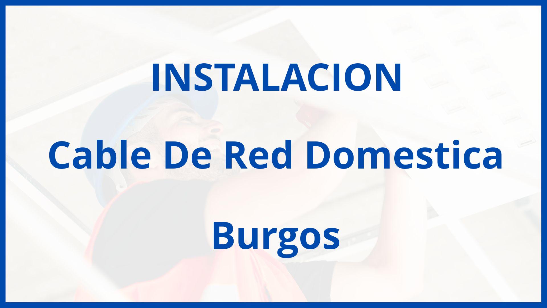 Instalacion De Cable De Red Domestica