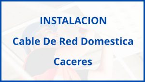 Instalacion De Cable De Red Domestica en Caceres