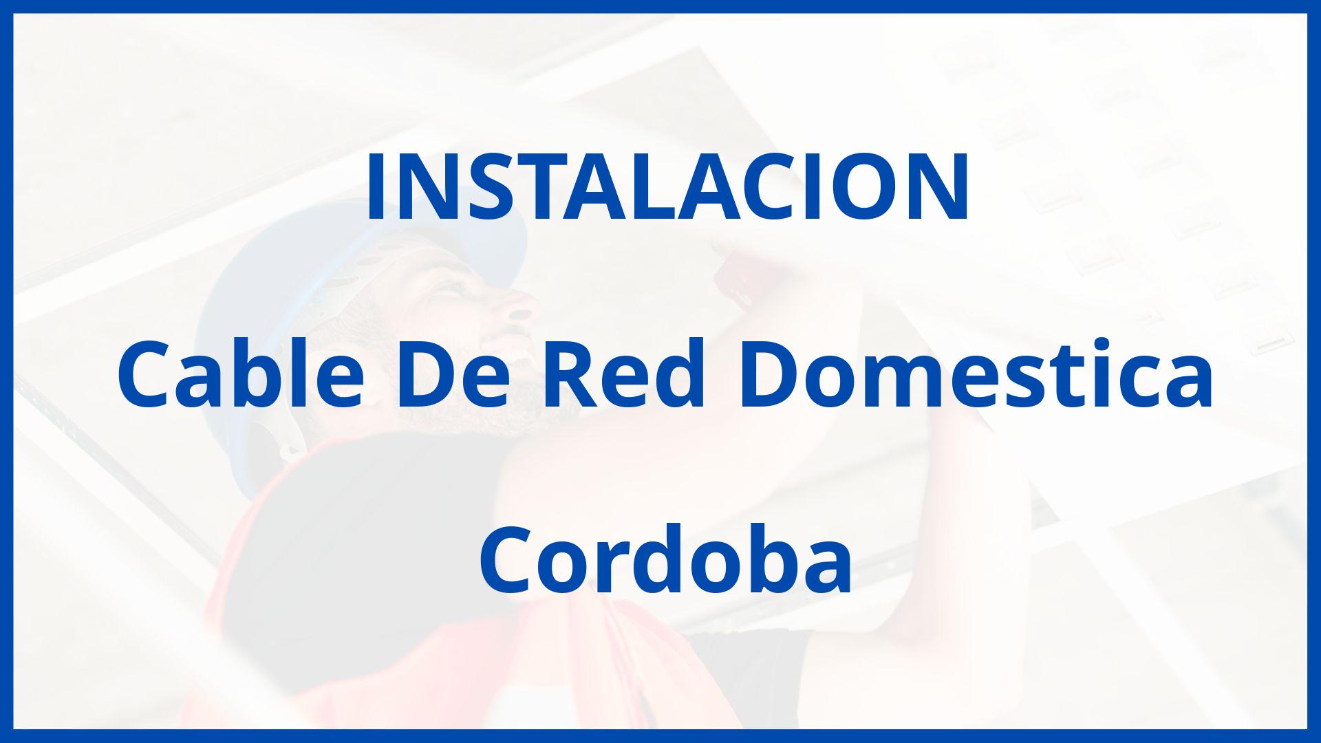 Instalacion De Cable De Red Domestica