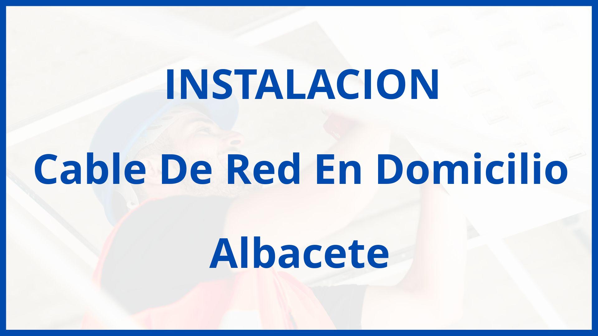 Instalacion De Cable De Red En Domicilio