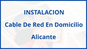 Instalacion De Cable De Red En Domicilio en Alicante