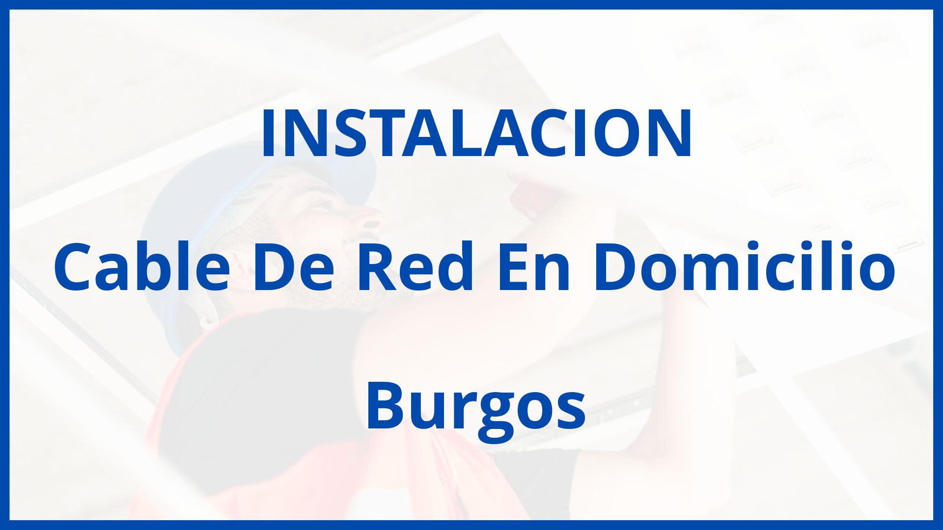 Instalacion De Cable De Red En Domicilio