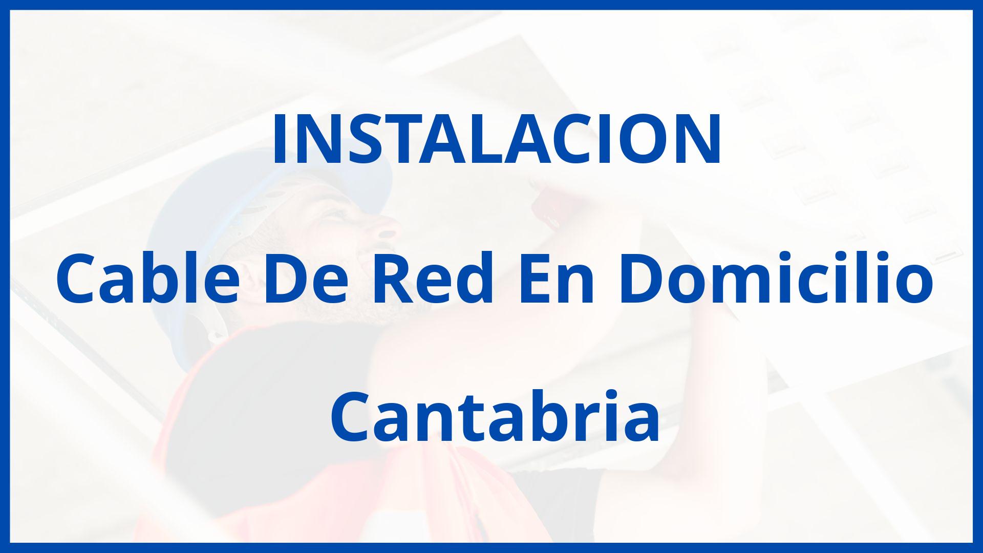 Instalacion De Cable De Red En Domicilio