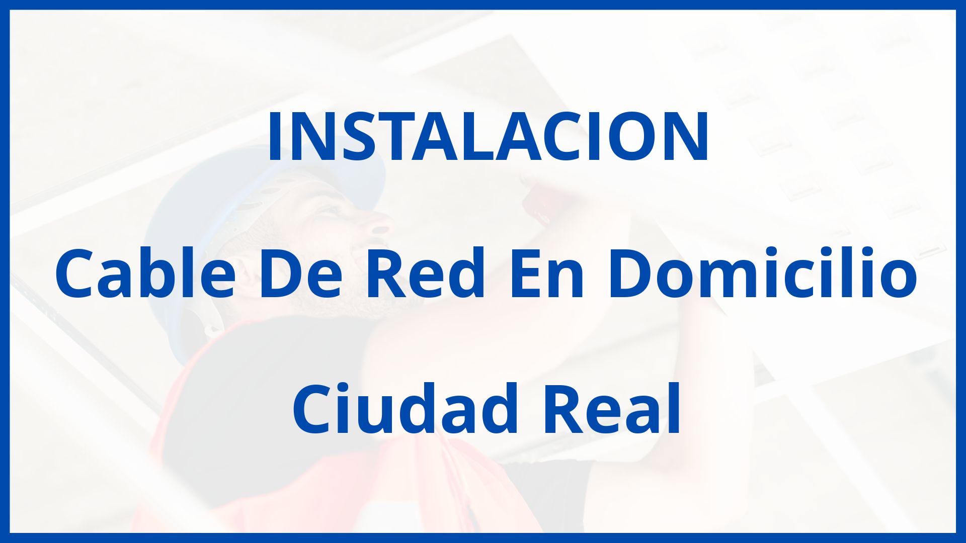 Instalacion De Cable De Red En Domicilio