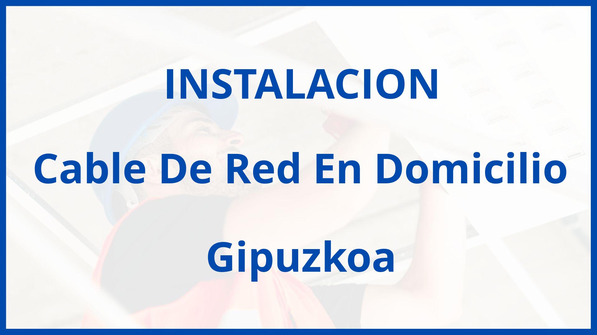 Instalacion De Cable De Red En Domicilio