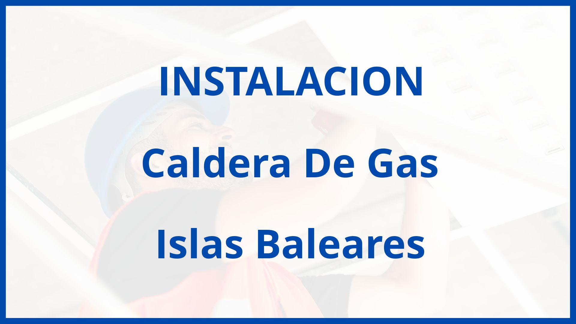 Instalacion De Caldera De Gas