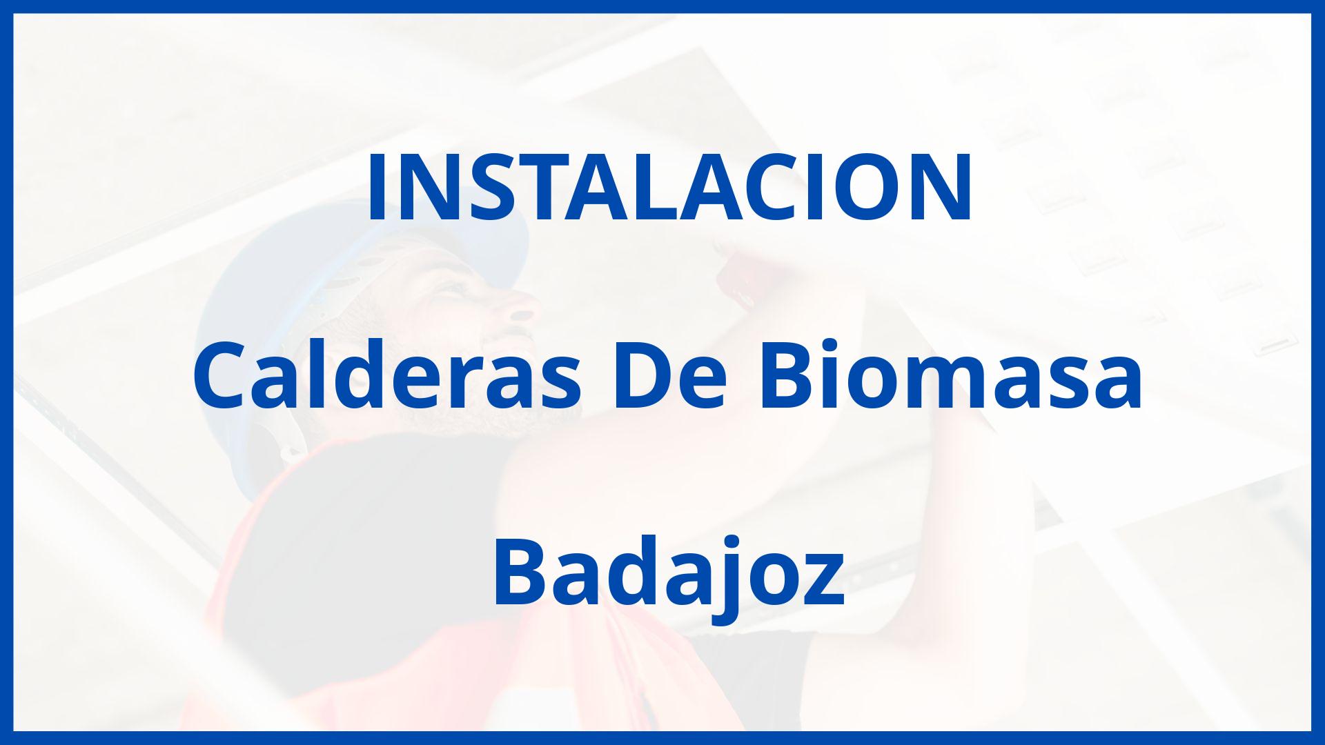 Instalacion De Calderas De Biomasa