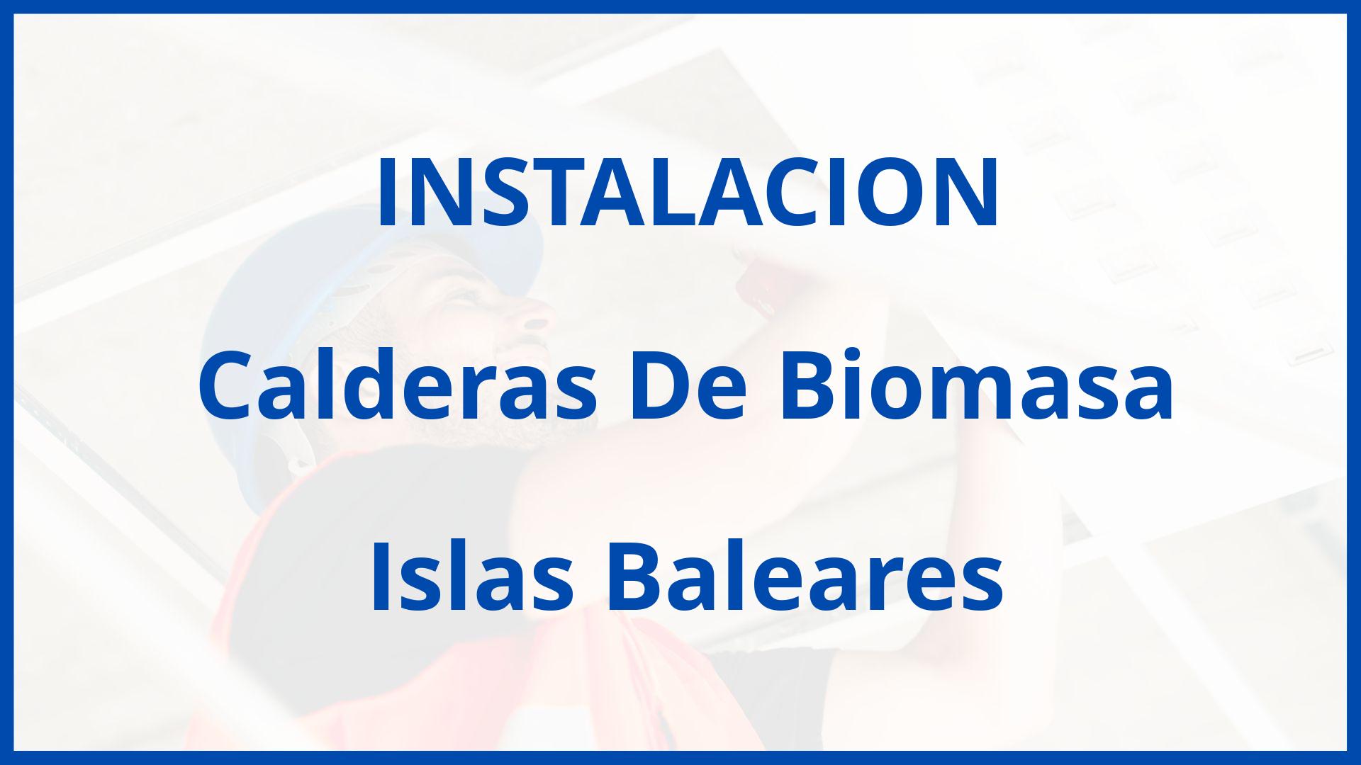 Instalacion De Calderas De Biomasa