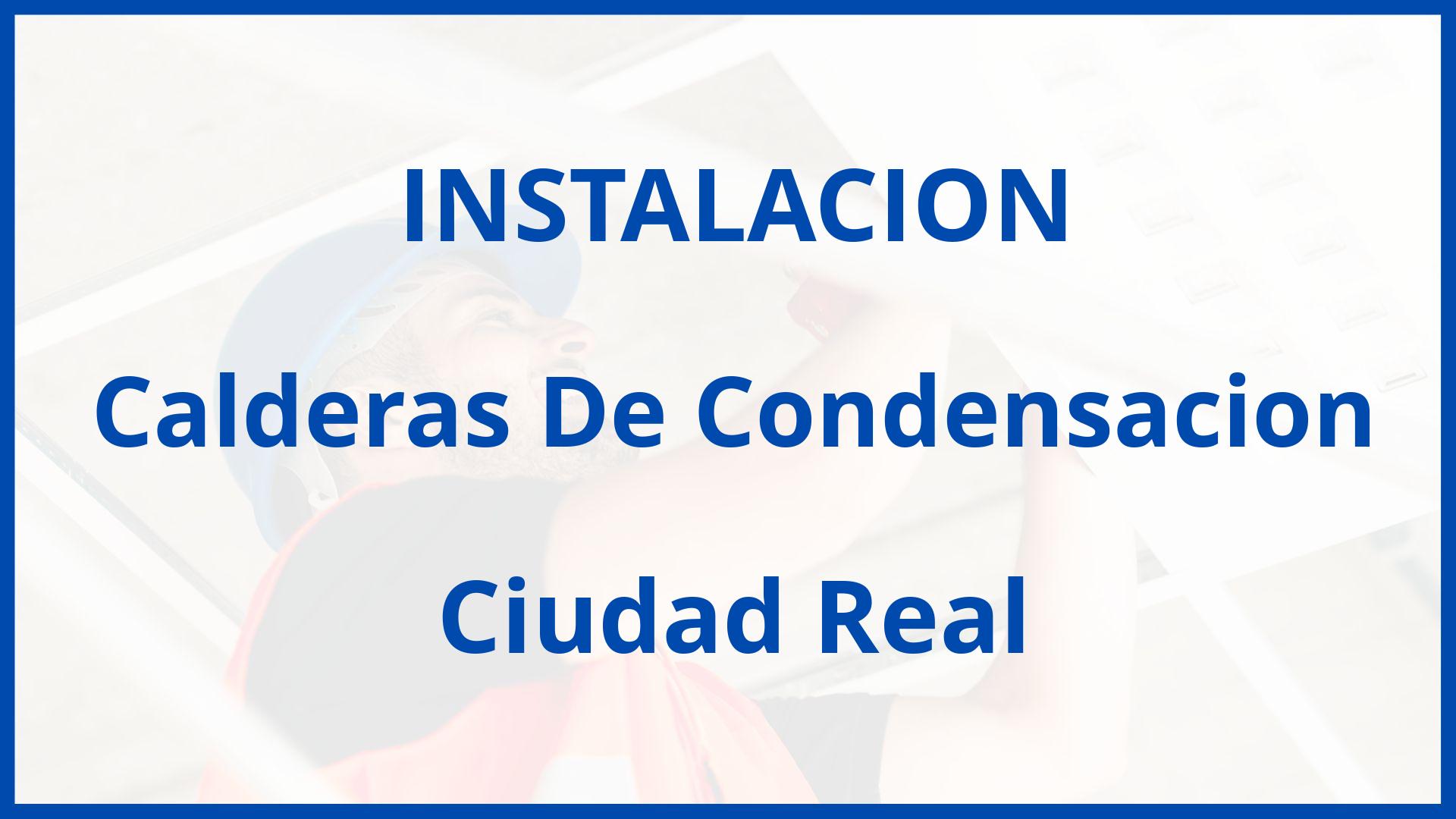 Instalacion De Calderas De Condensacion