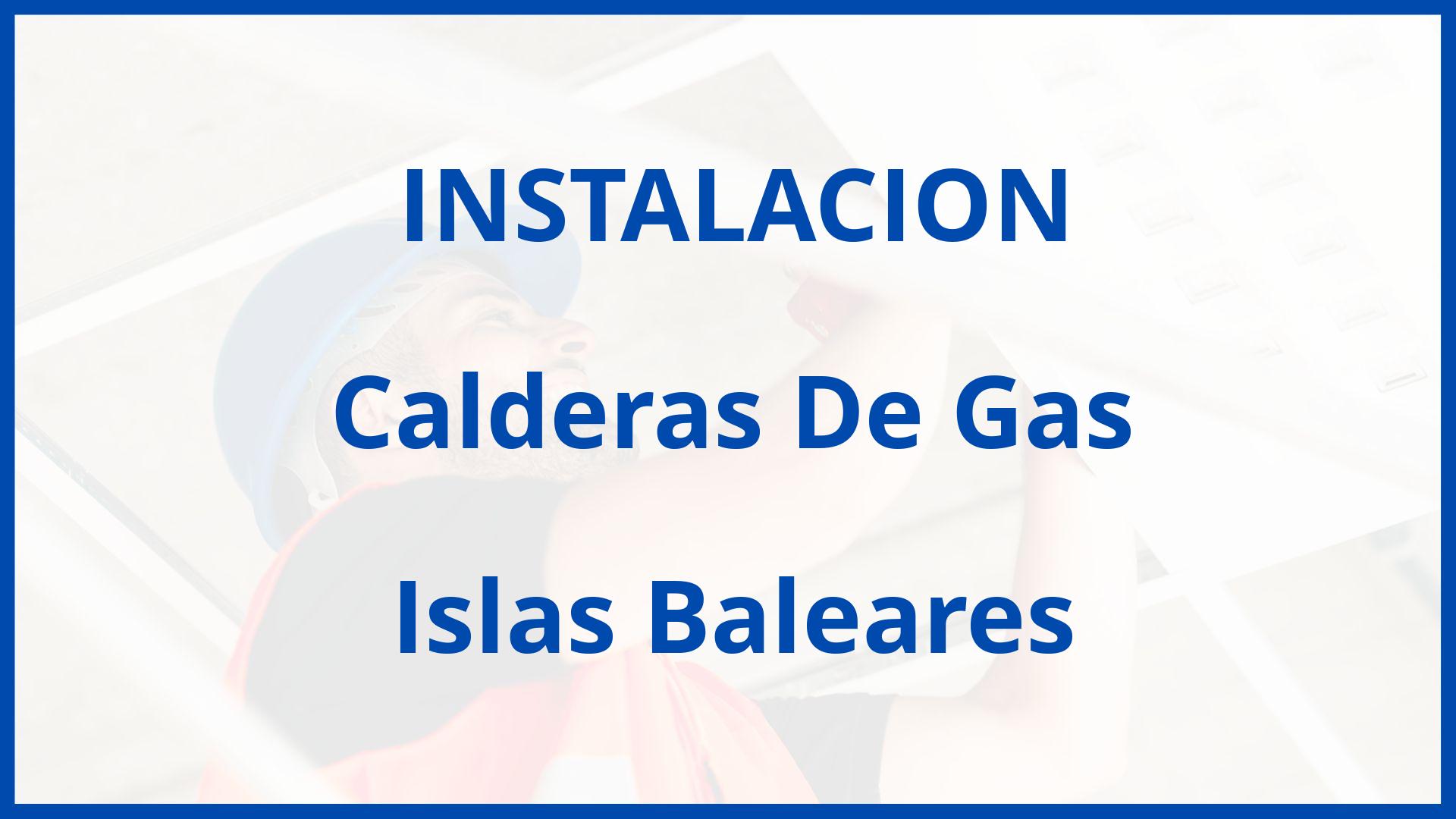 Instalacion De Calderas De Gas