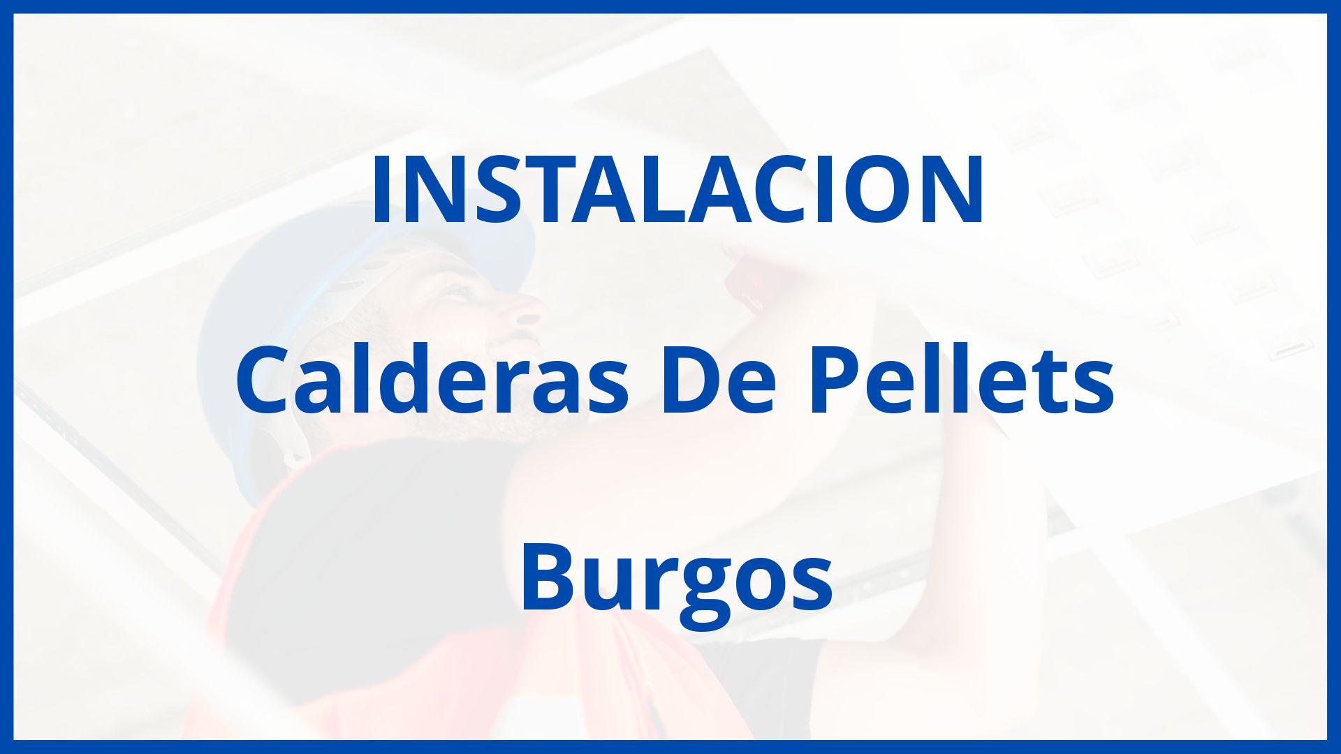 Instalacion De Calderas De Pellets