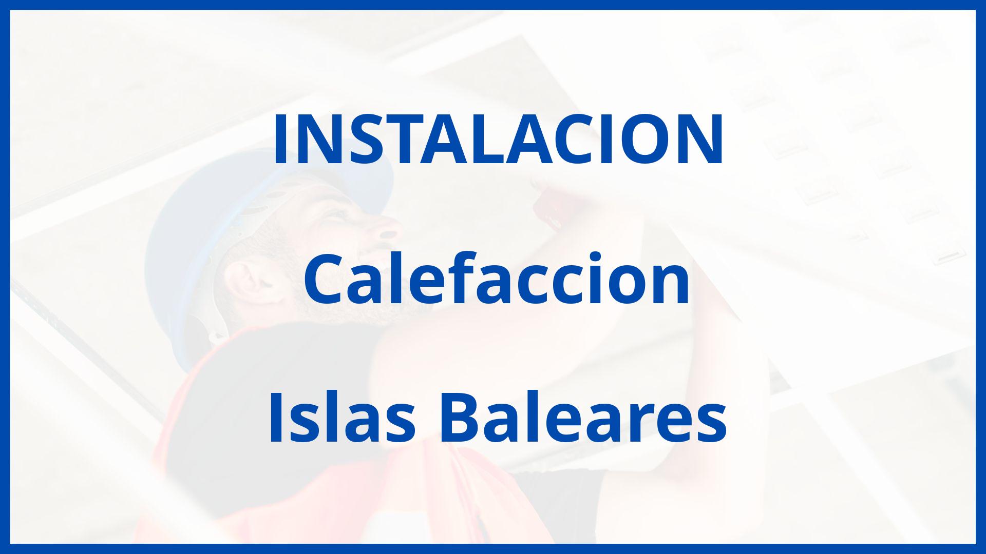 Instalacion De Calefaccion