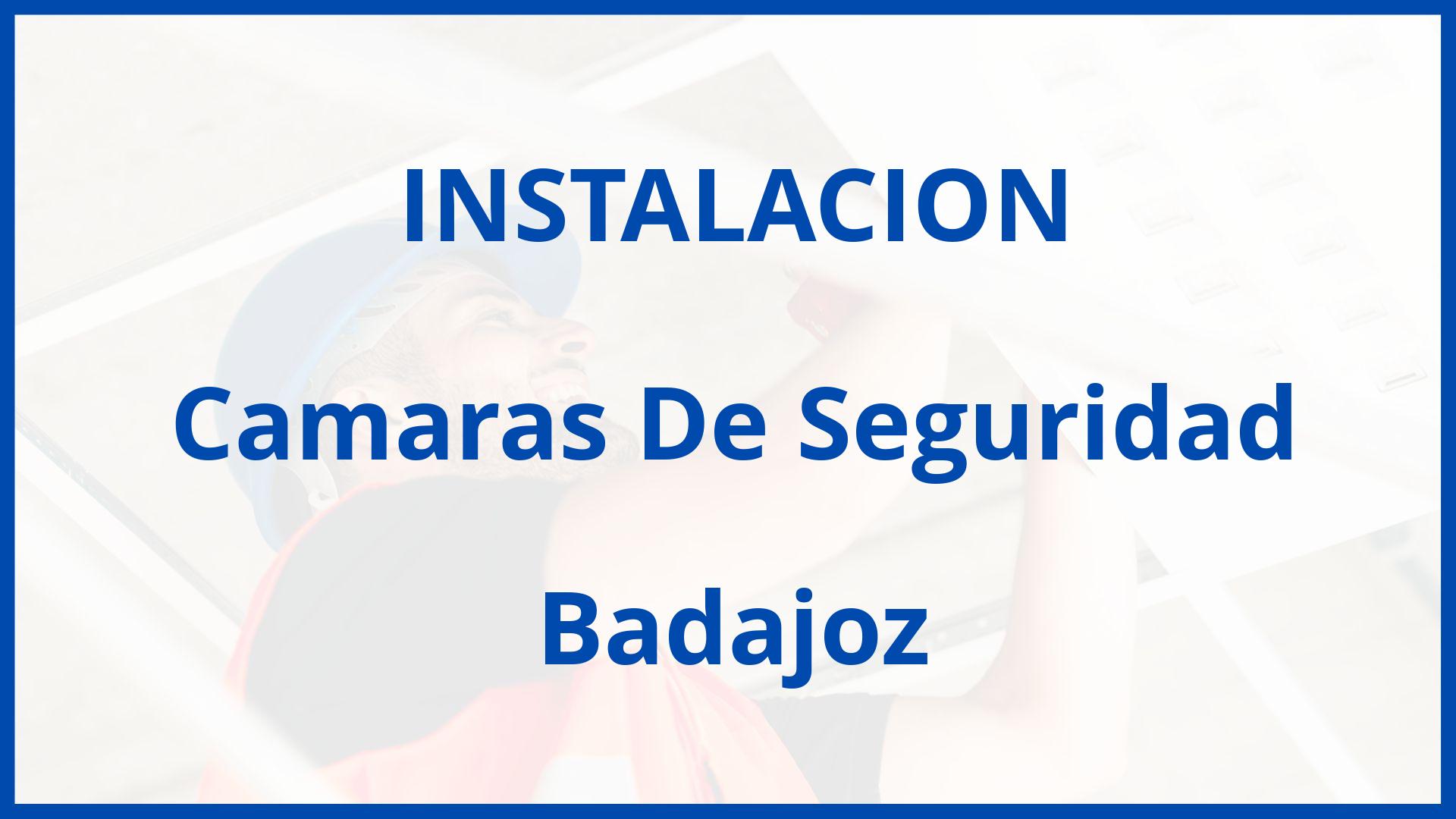 Instalacion De Camaras De Seguridad