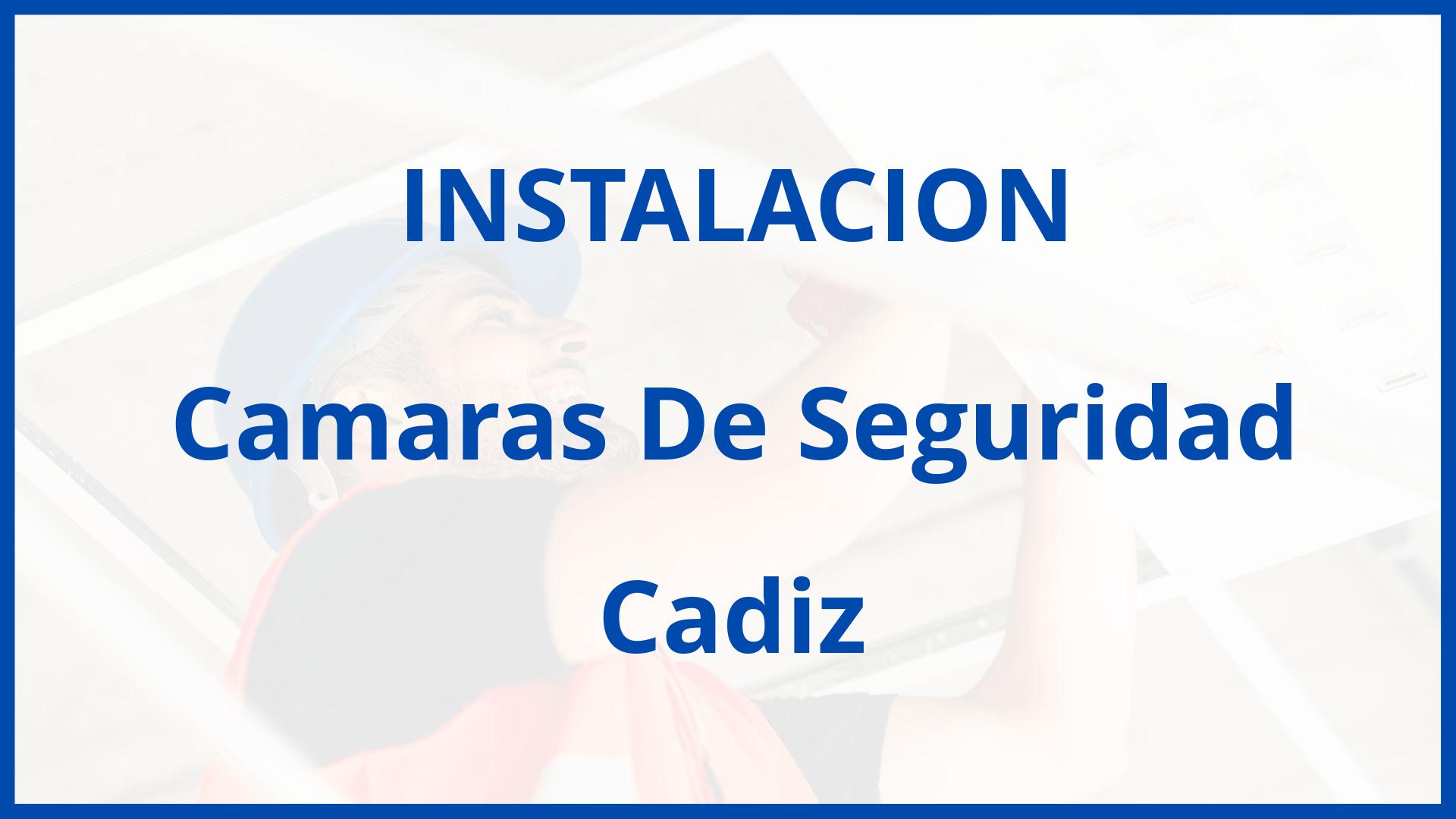 Instalacion De Camaras De Seguridad