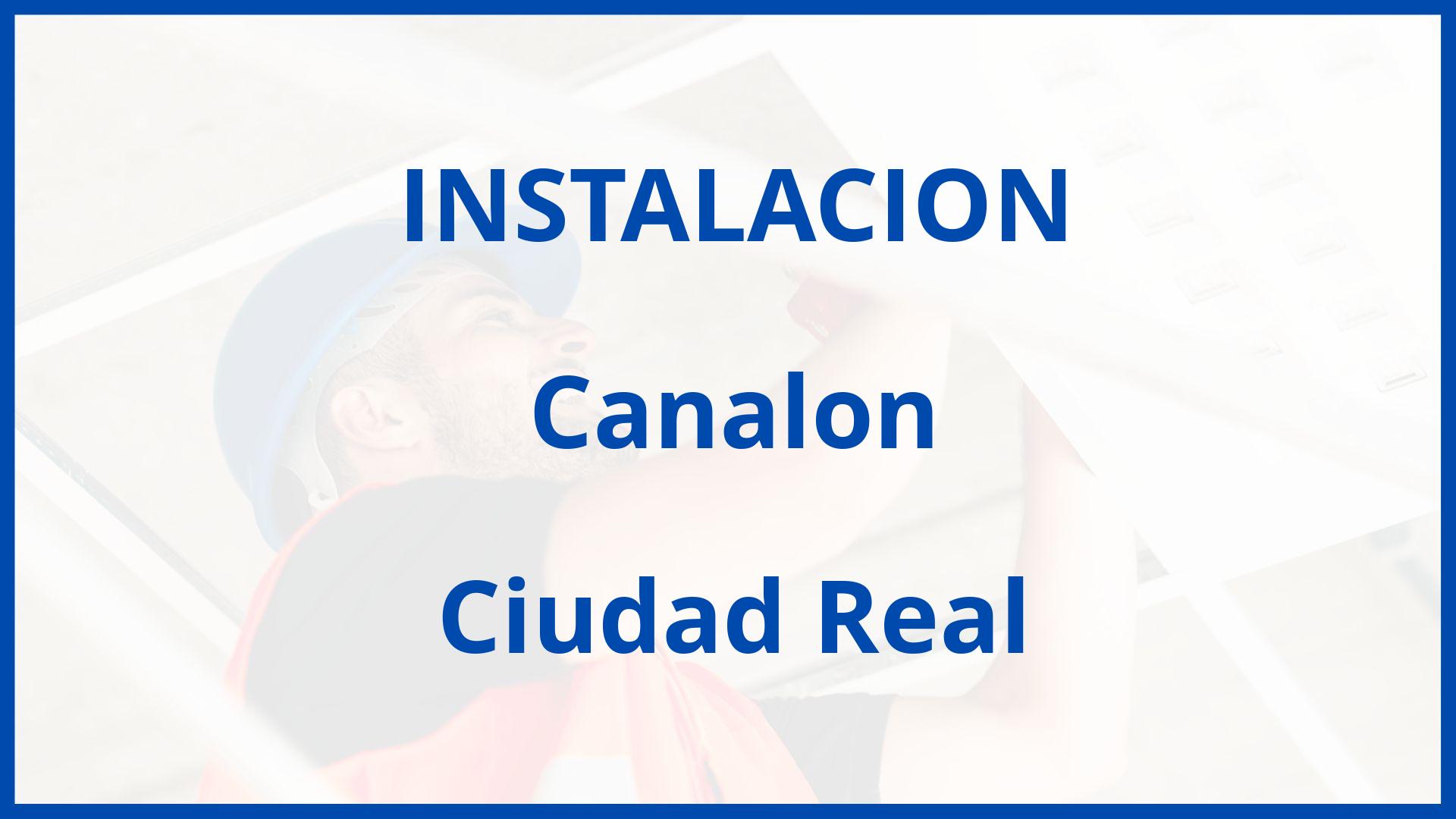 Instalacion De Canalon