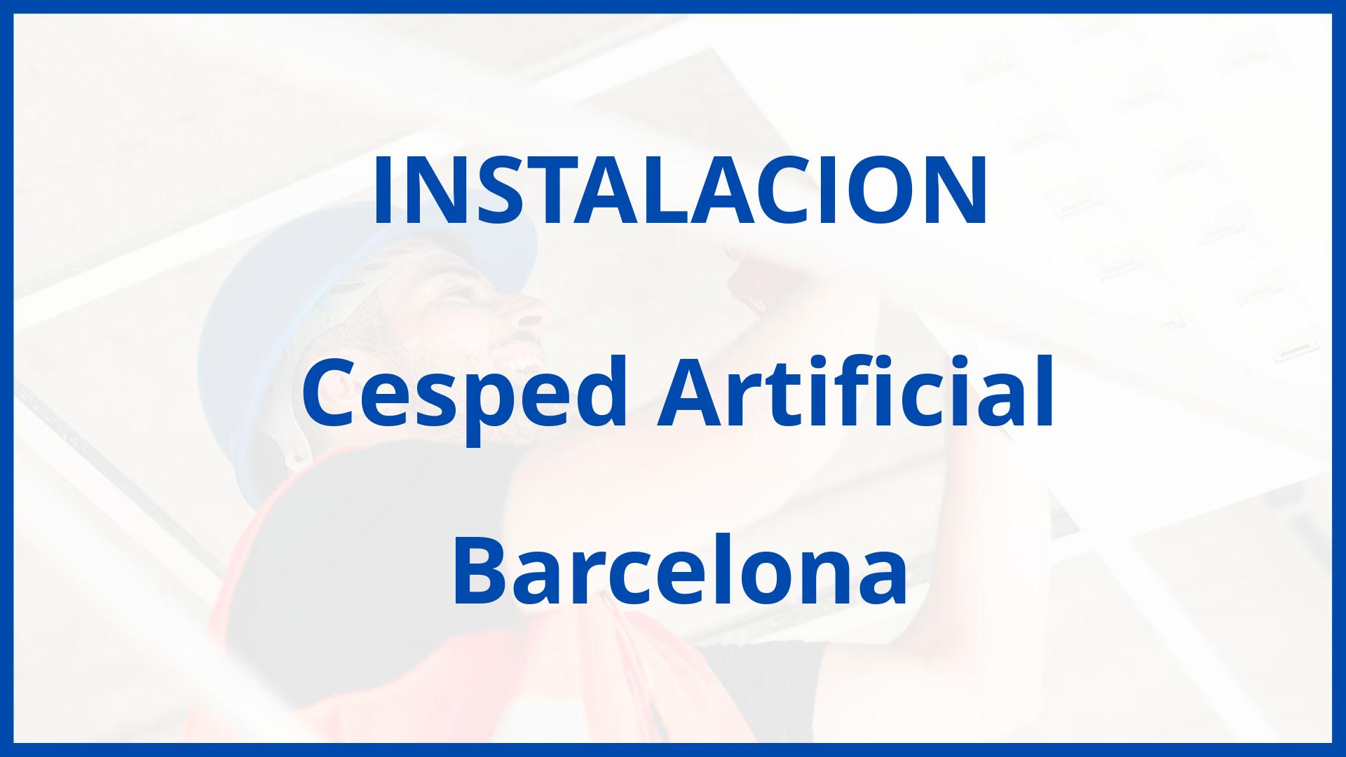 Instalacion De Cesped Artificial