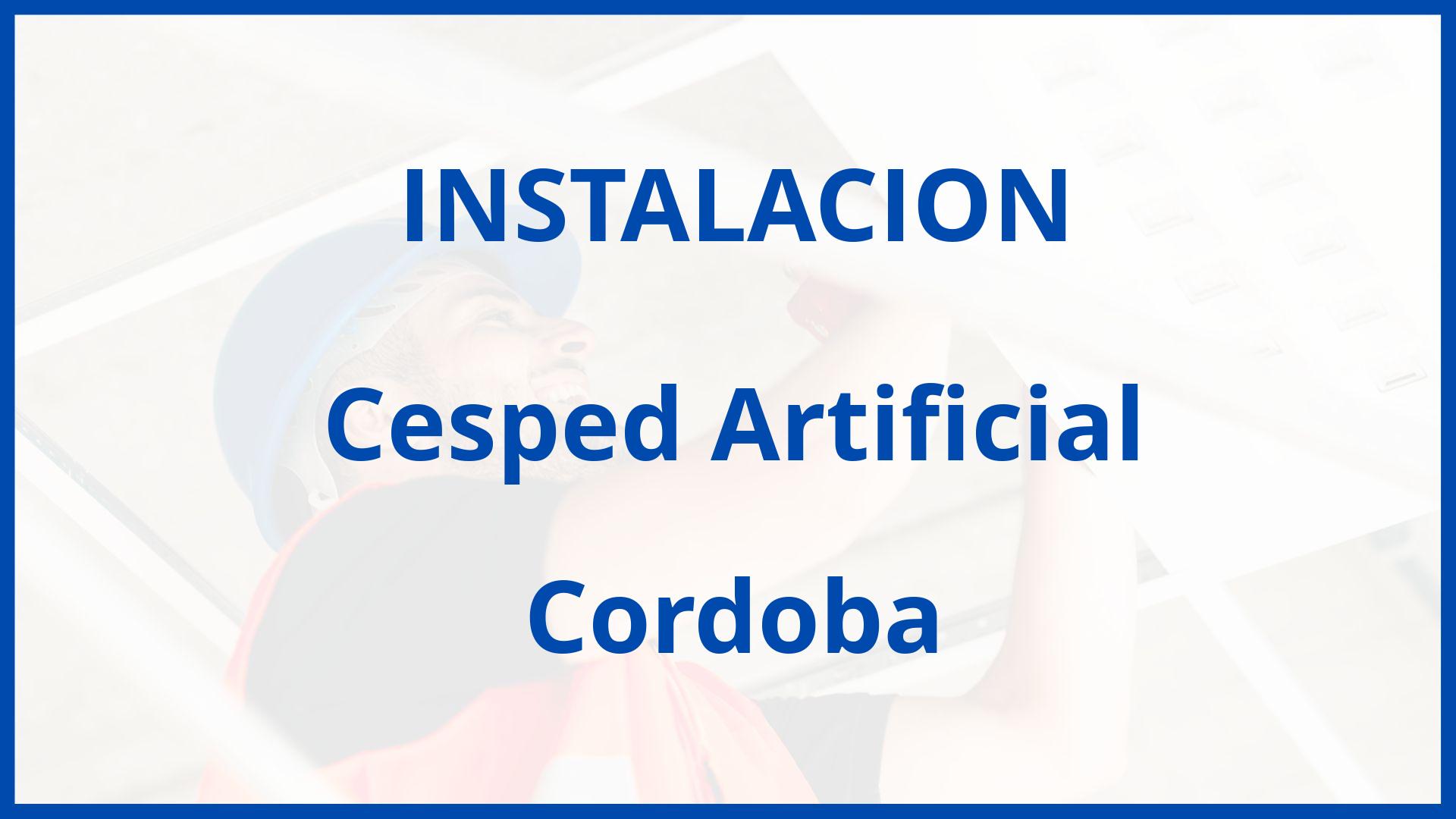 Instalacion De Cesped Artificial