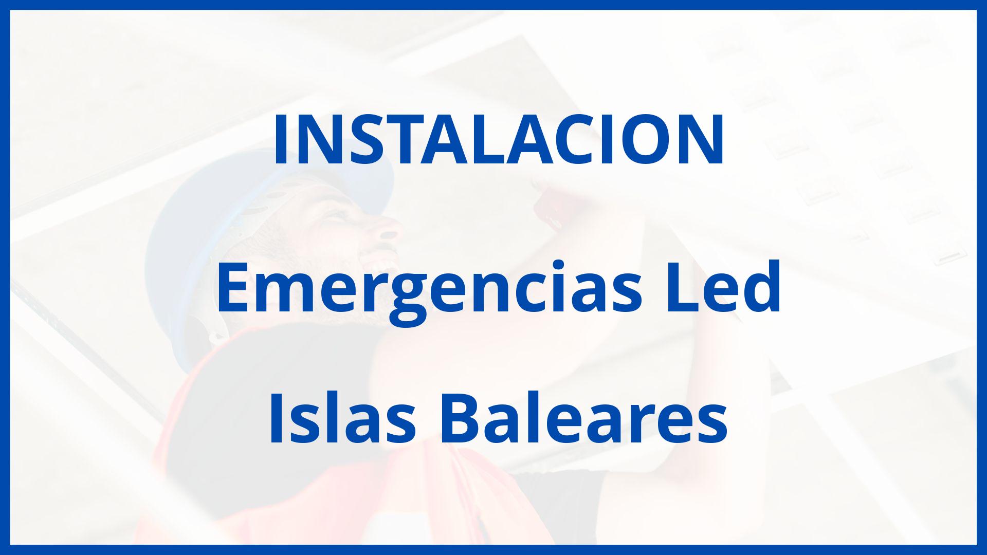 Instalacion De Emergencias Led