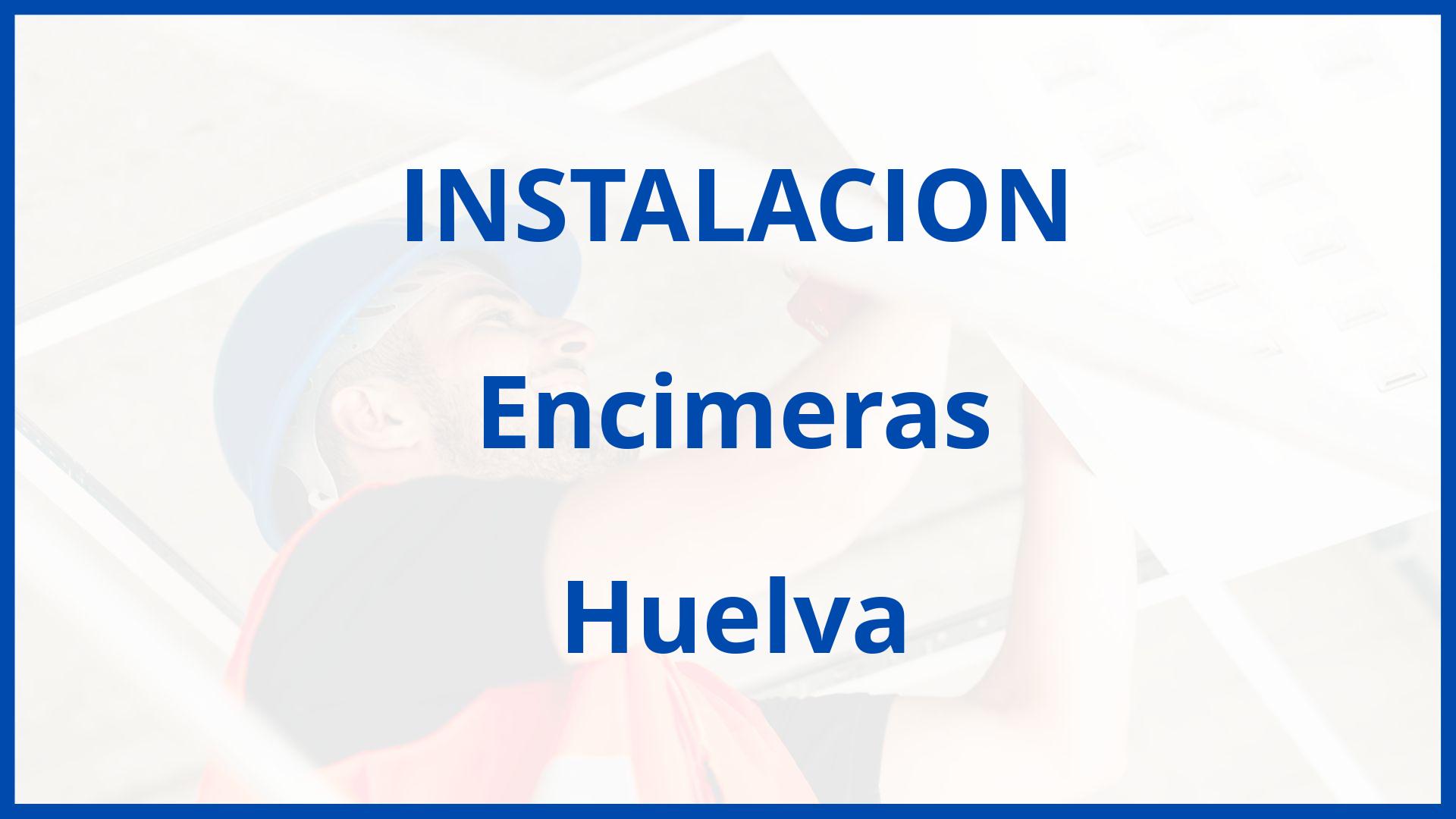 Instalacion De Encimeras