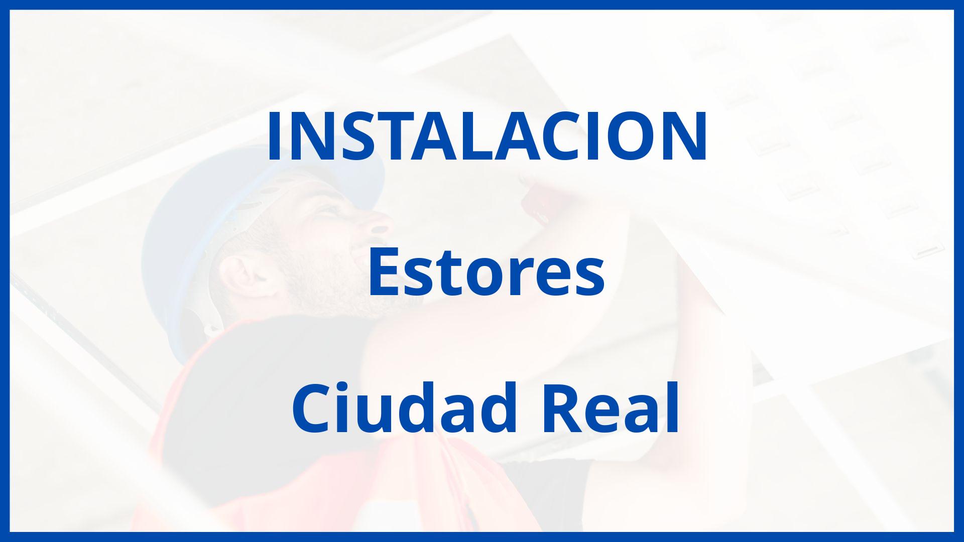 Instalacion De Estores