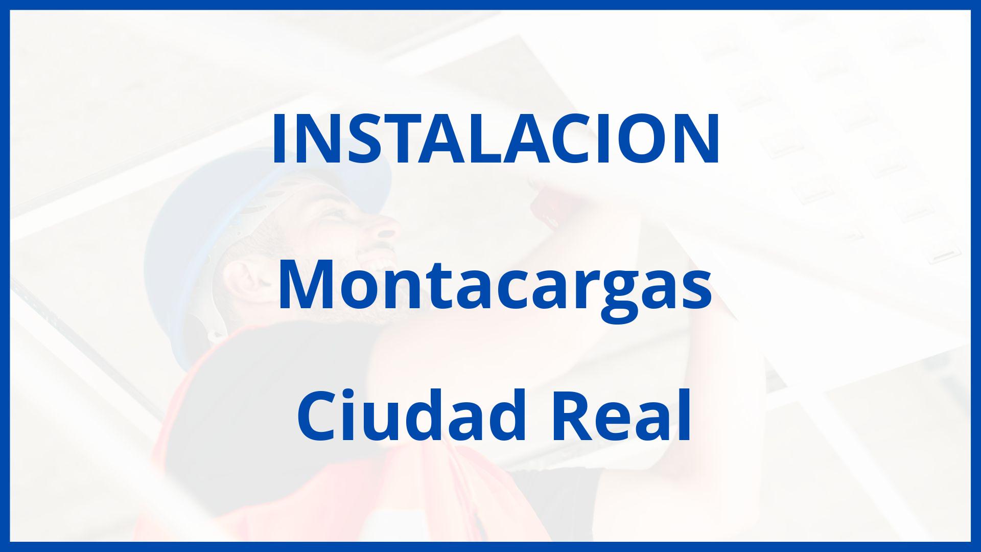 Instalacion De Montacargas