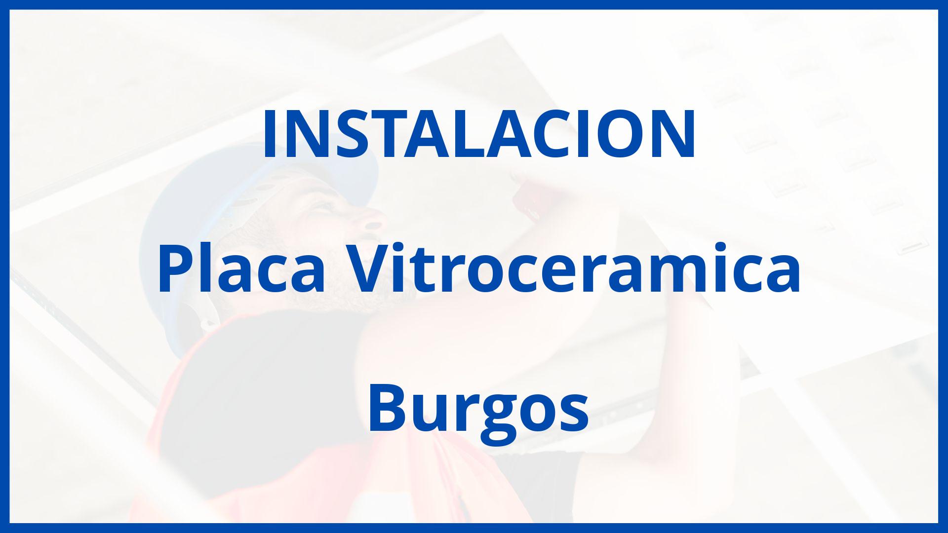 Instalacion De Placa Vitroceramica