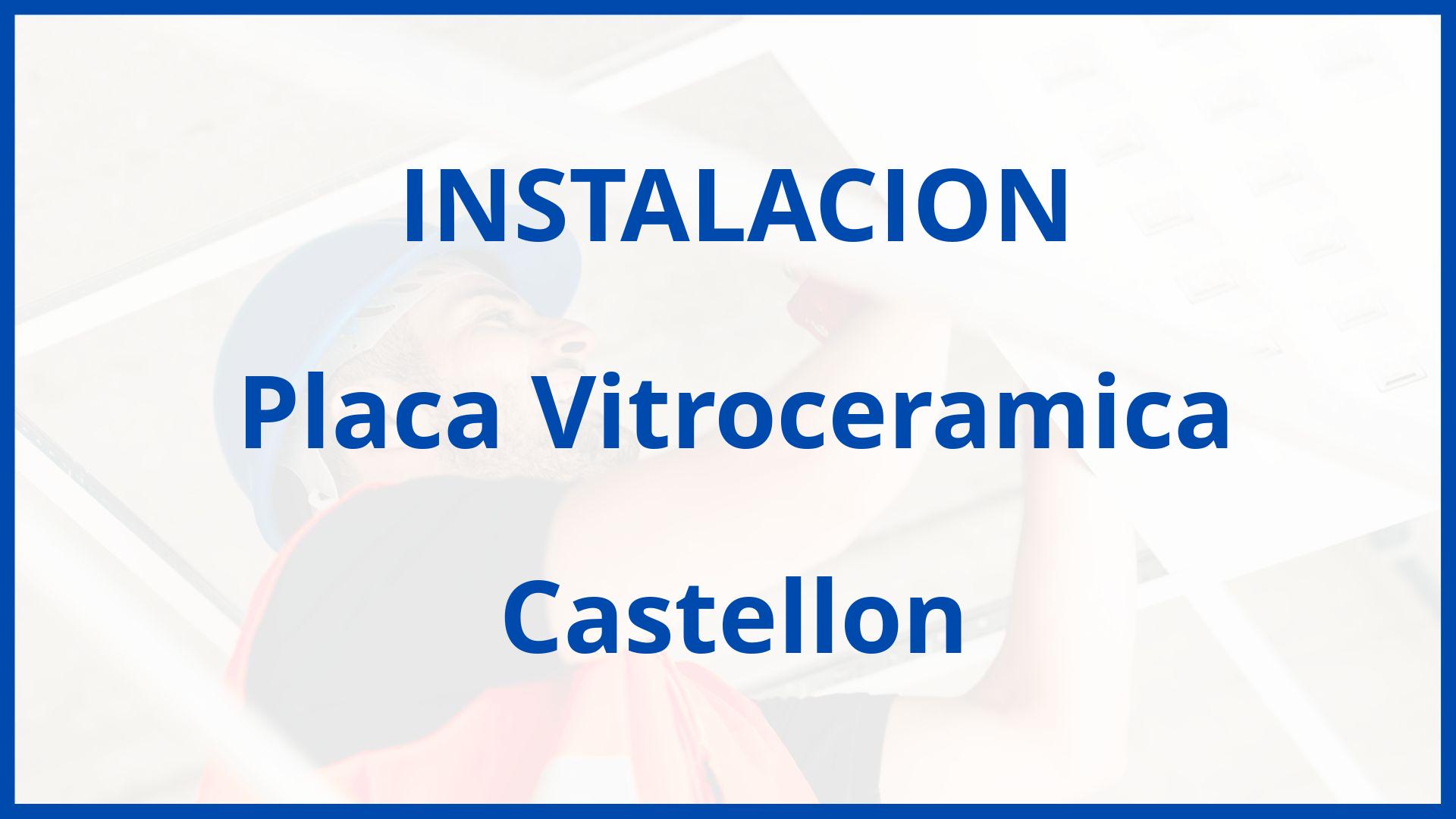 Instalacion De Placa Vitroceramica