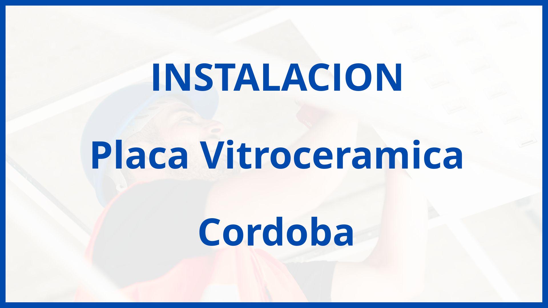 Instalacion De Placa Vitroceramica