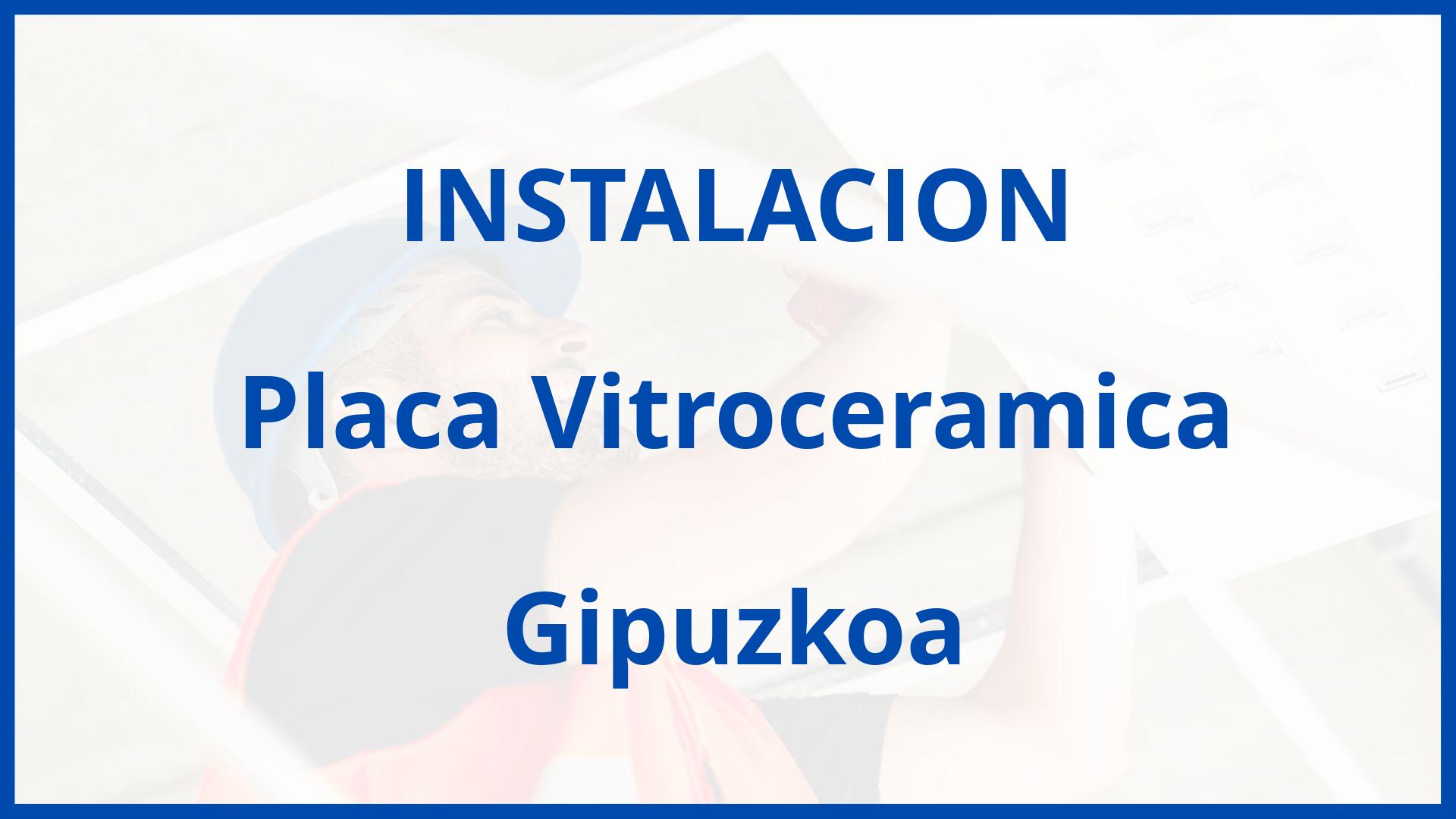 Instalacion De Placa Vitroceramica