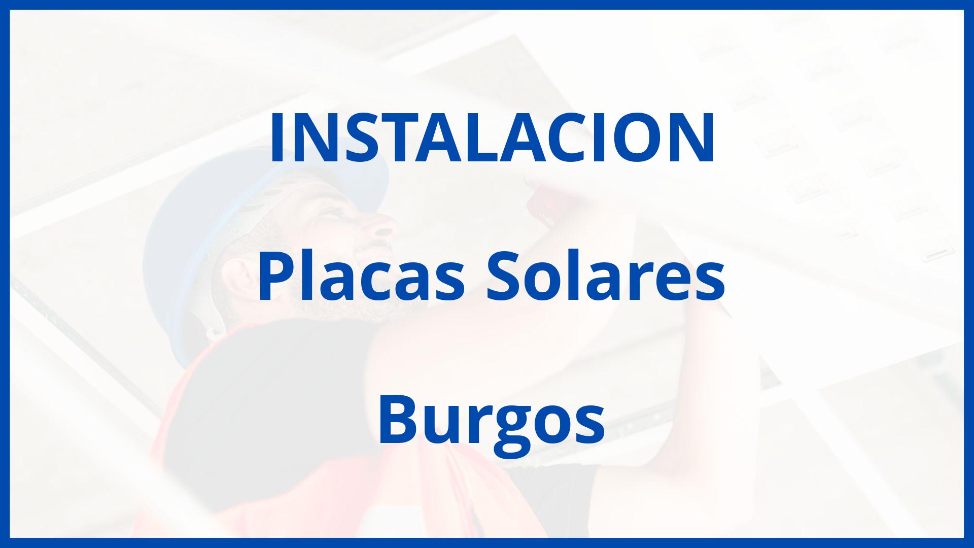 Instalacion De Placas Solares