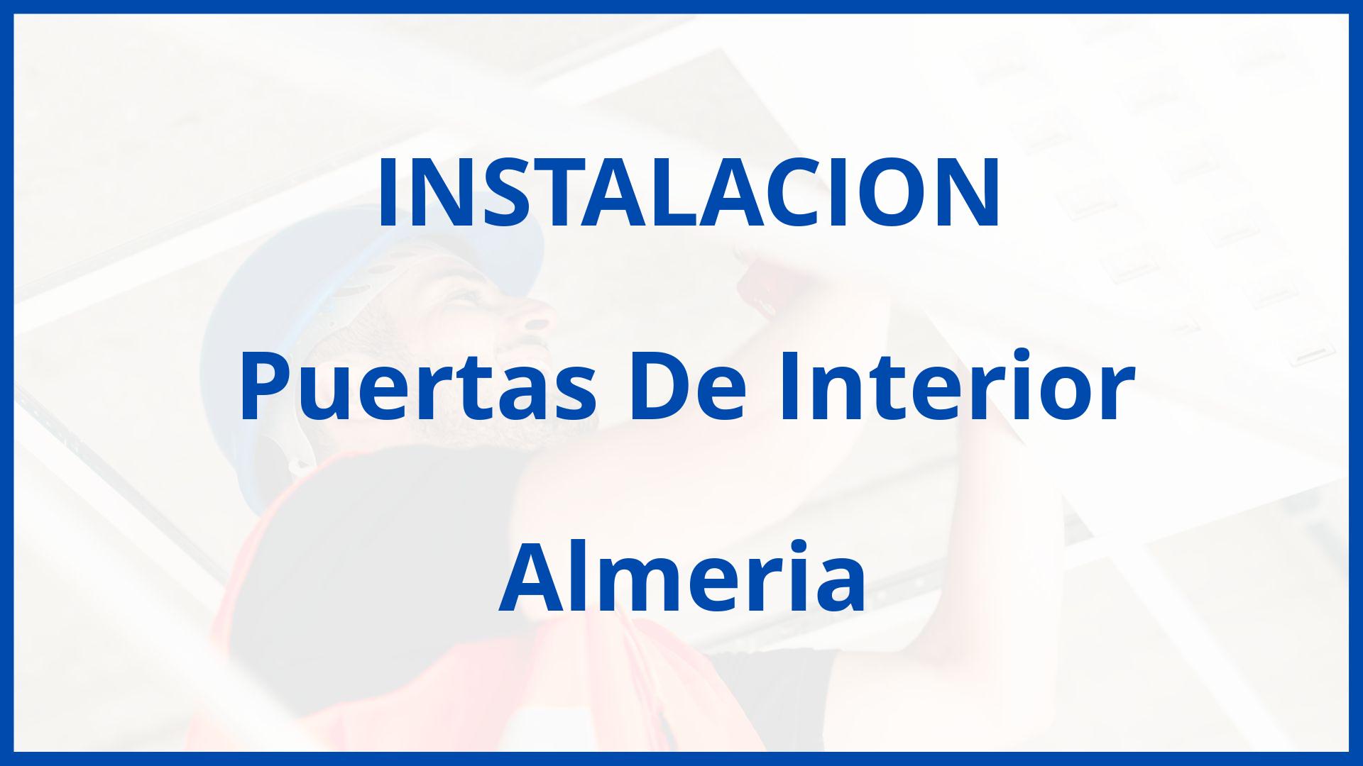 Instalacion De Puertas De Interior