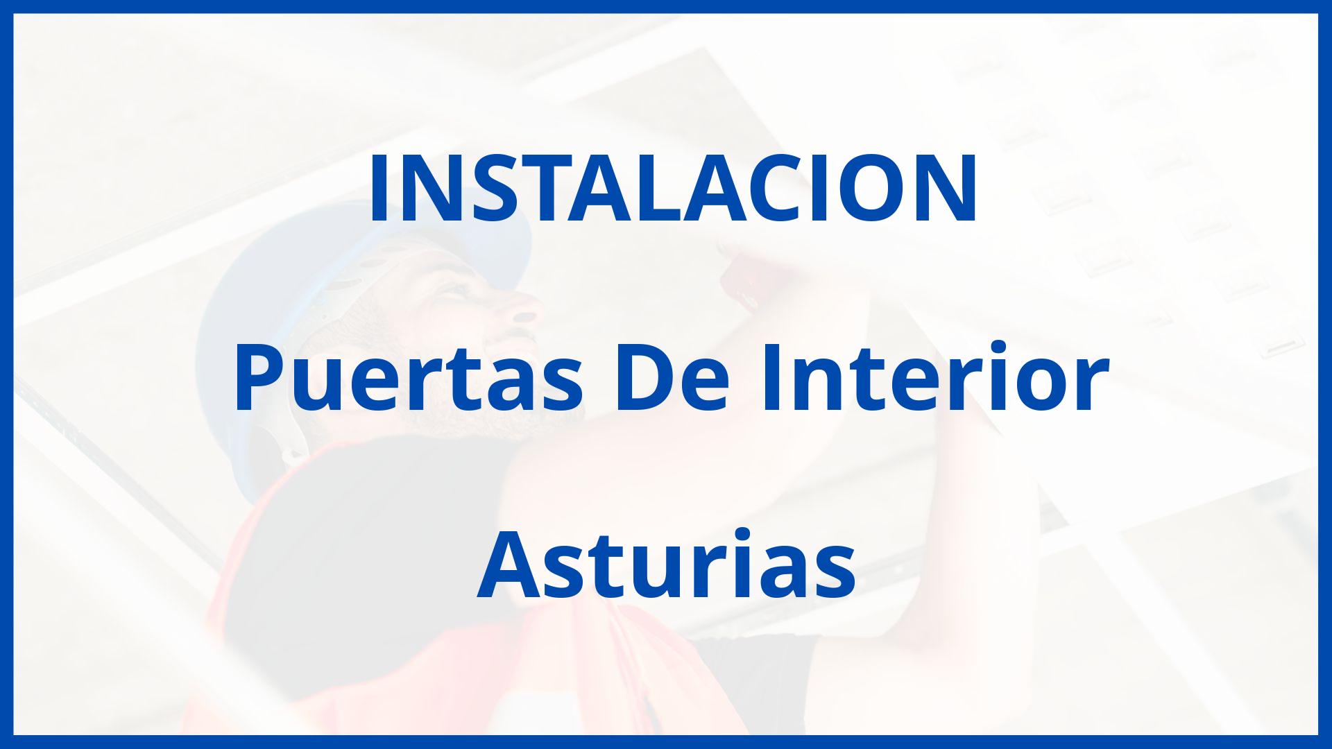 Instalacion De Puertas De Interior