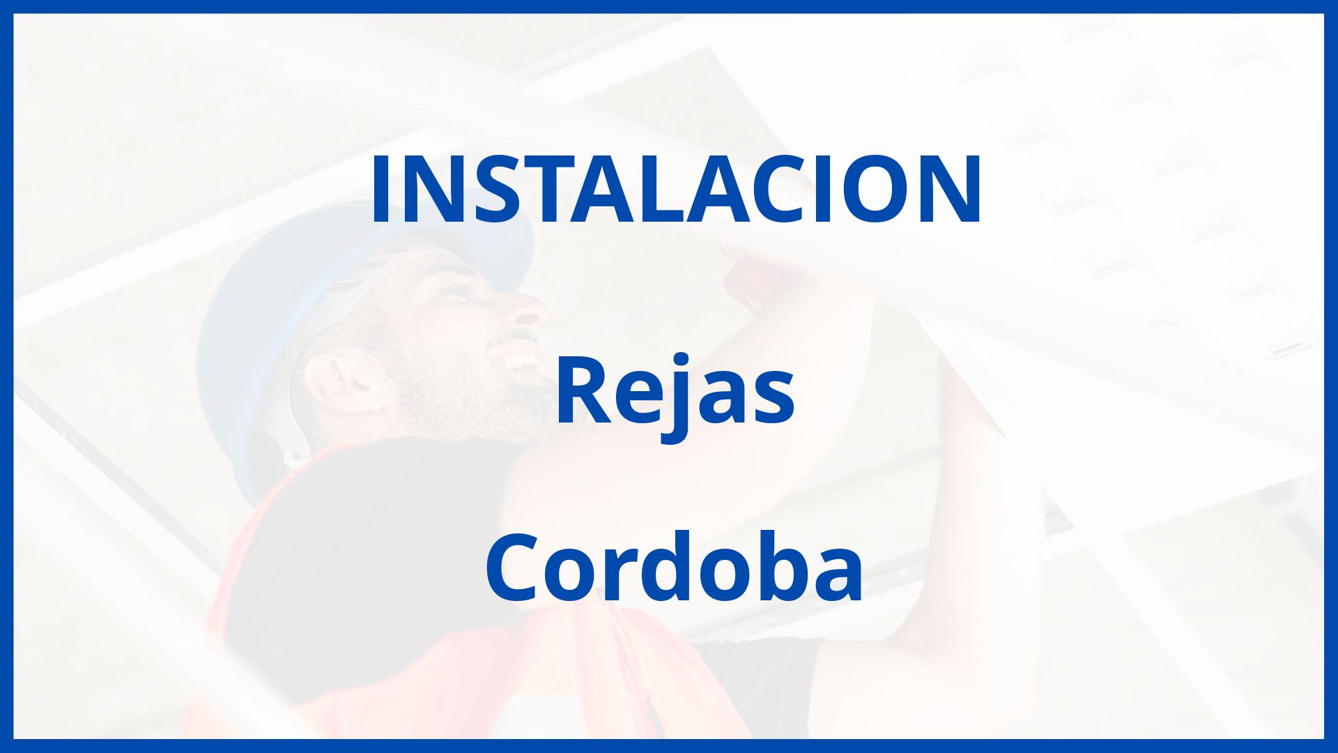 Instalacion De Rejas